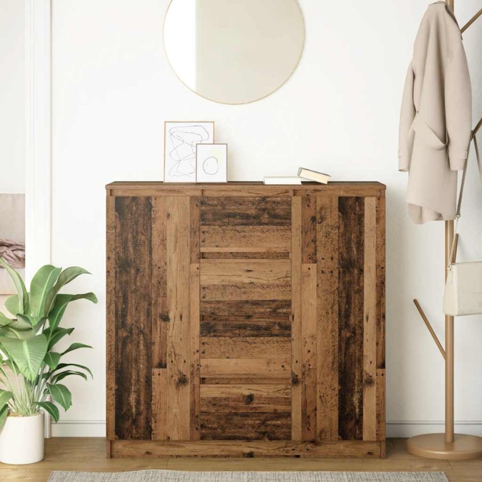 Aparador con cajones madera vieja 100,5x35x98,5