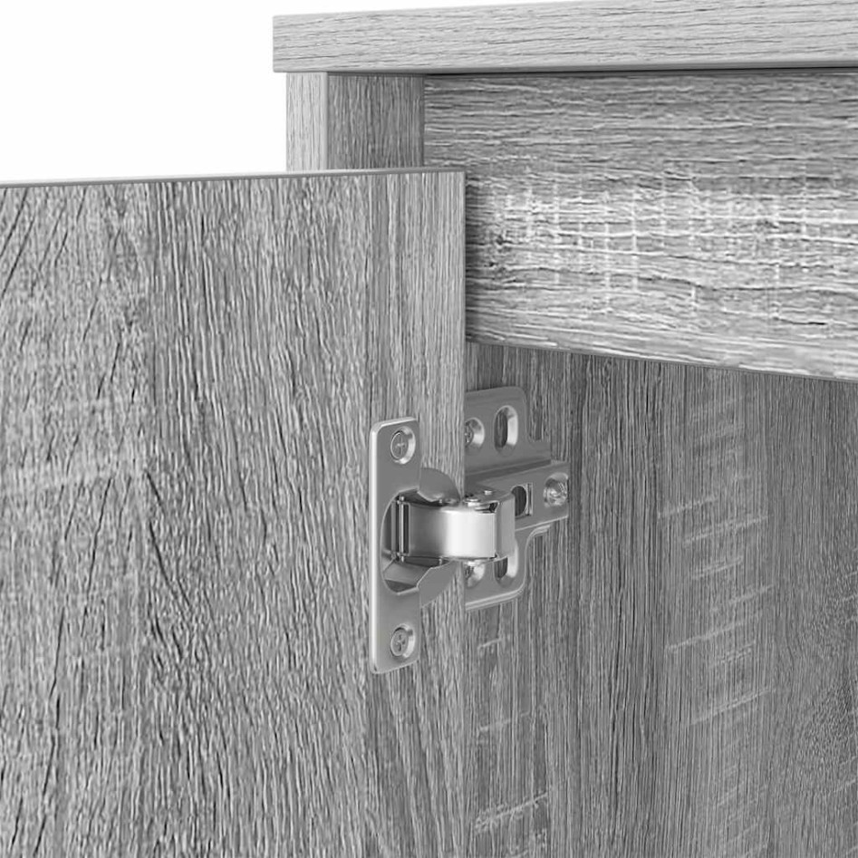 Escritorio Sonoma gris 120x42x76 cm madera de