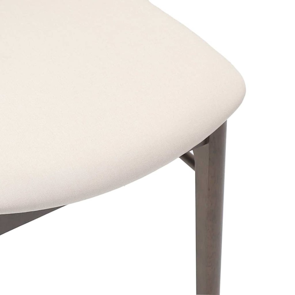 Sillas de comedor con cojines 2 uds madera maciza marrón