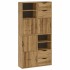 Armarios auxiliares 4 uds ODDA 40x24x79 cm Madera maciza