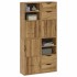 Armarios auxiliares 4 uds ODDA 40x24x79 cm Madera maciza