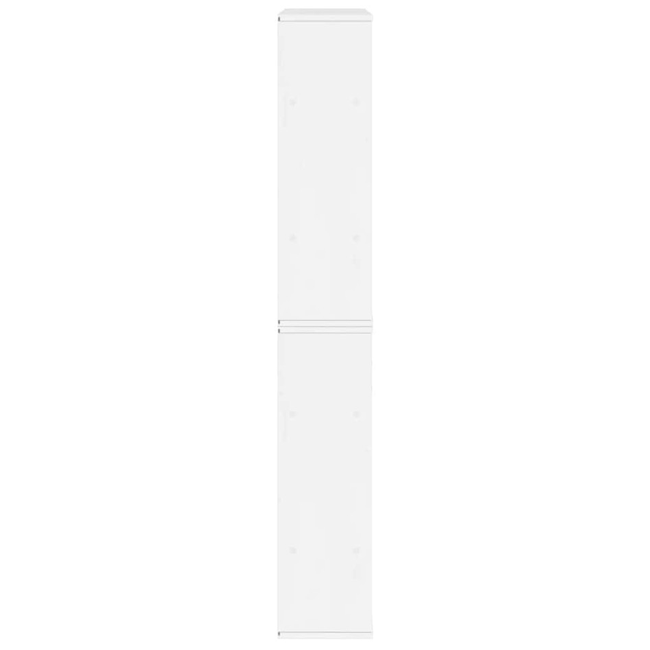 Armarios auxiliares 6 uds ODDA blanco 40x24x79 cm madera