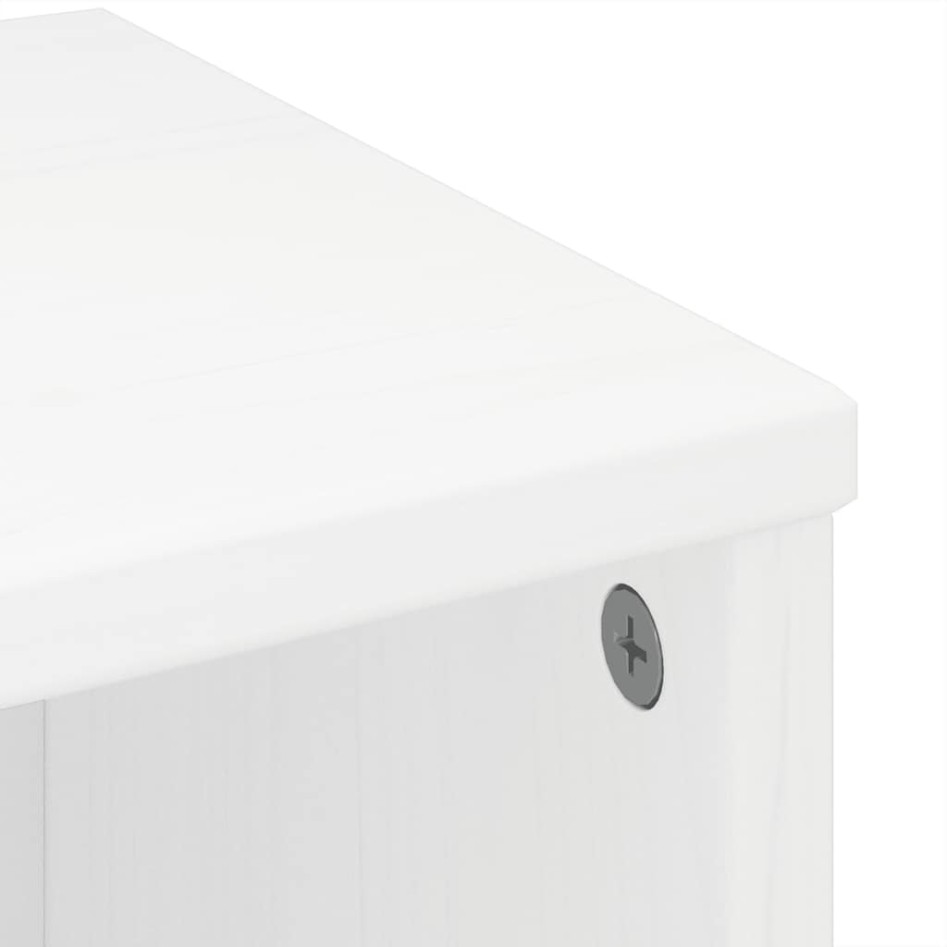 Armarios auxiliares 6 uds ODDA blanco 40x24x79 cm madera