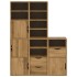 Armarios auxiliares 5 uds ODDA 40x24x79 cm Madera maciza