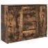 Aparador con cajones roble ahumado 100,5x35x76