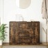 Aparador con cajones roble ahumado 100,5x35x76