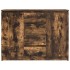 Aparador con cajones roble ahumado 100,5x35x76