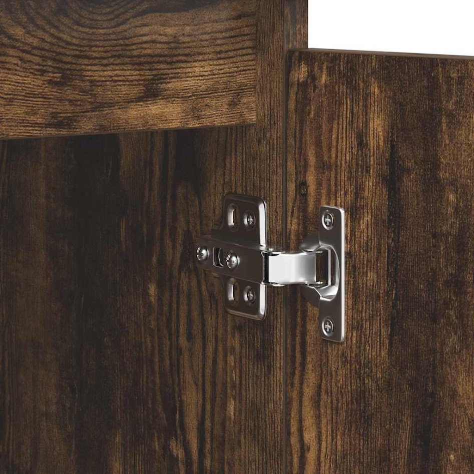 Aparador con cajones roble ahumado 100,5x35x76