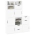 Armarios auxiliares 5 uds ODDA blanco 40x24x79 cm madera