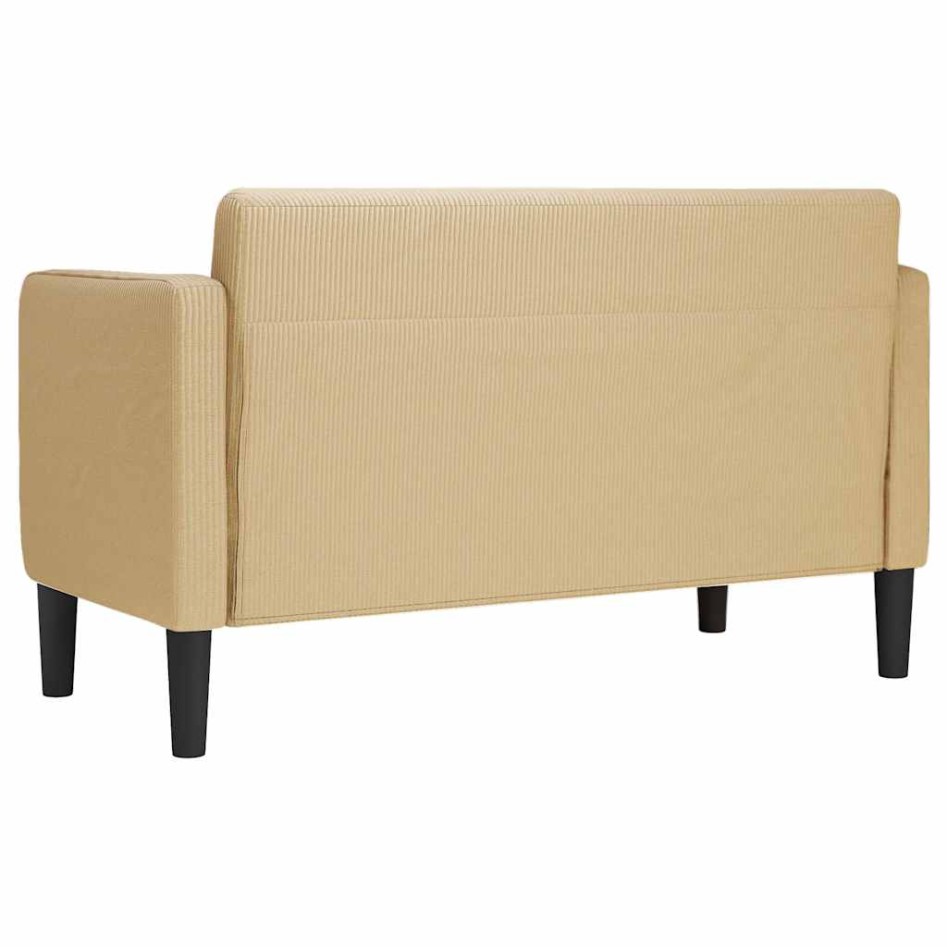 Sofá Loveseat verde claro gris 109 cm tejido de