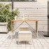 Set comedor de jardín 3 pzas con cojines ratán sintético