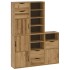 Armarios auxiliares 5 uds ODDA 40x24x79 cm Madera maciza
