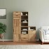 Armarios auxiliares 5 uds ODDA 40x24x79 cm Madera maciza
