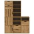 Armarios auxiliares 5 uds ODDA 40x24x79 cm Madera maciza