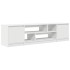 Mueble de TV de madera de ingeniería blanco 188,5x41x50
