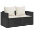 Set de muebles de jardín 5 pzas y cojines apilables
