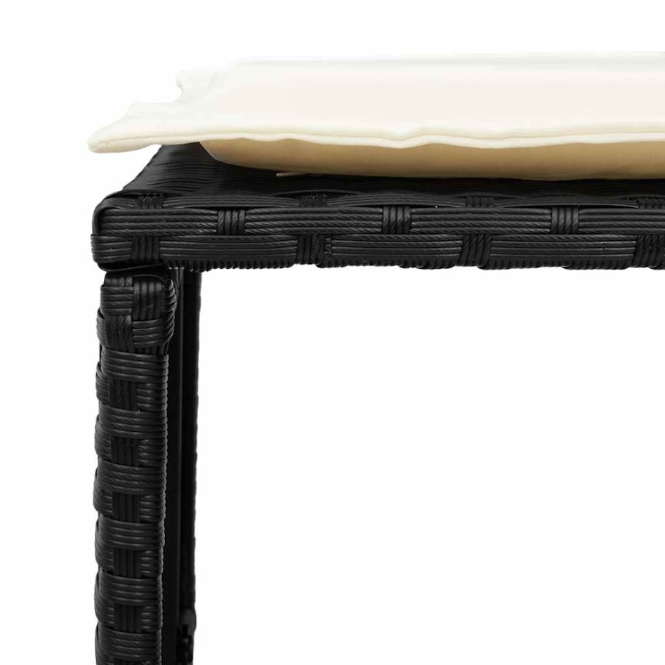 Set de muebles de jardín 5 pzas y cojines apilables