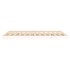 Estructura de cama madera maciza de pino blanco 135x190