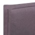 Estructura de cama sin colchón tela taupe 135x190