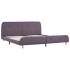 Estructura de cama sin colchón Tela topo 150x200