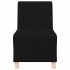Sillón de tela negro 55
