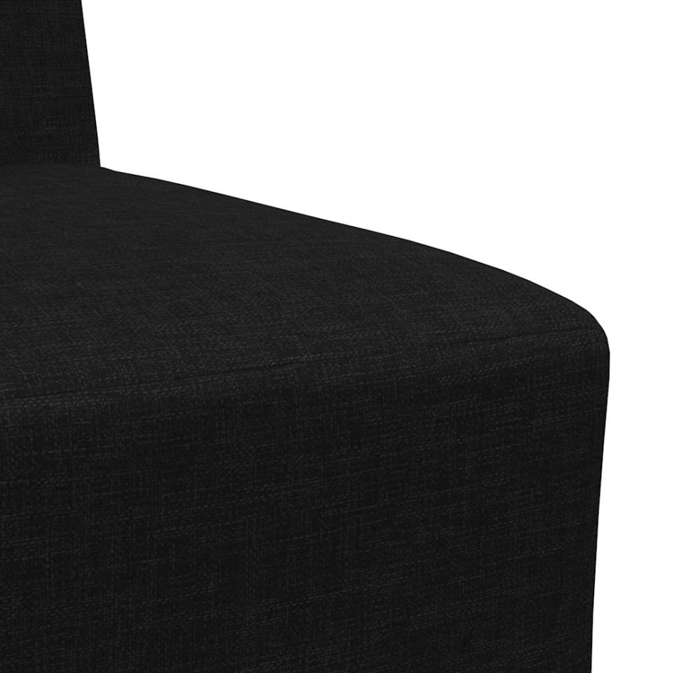 Sillón de tela negro 55