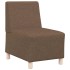 Sillón de tela marrón 55