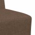 Sillón de tela marrón 55