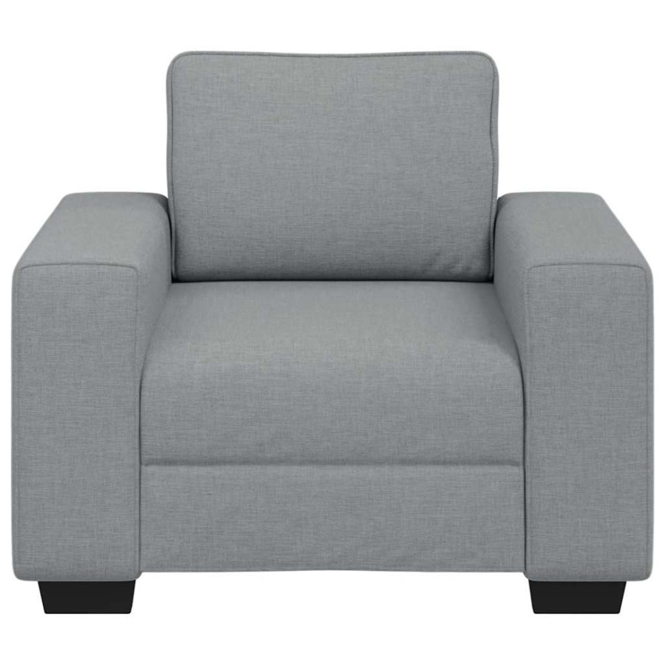 Sillón Sofá Tela Gris Claro 60