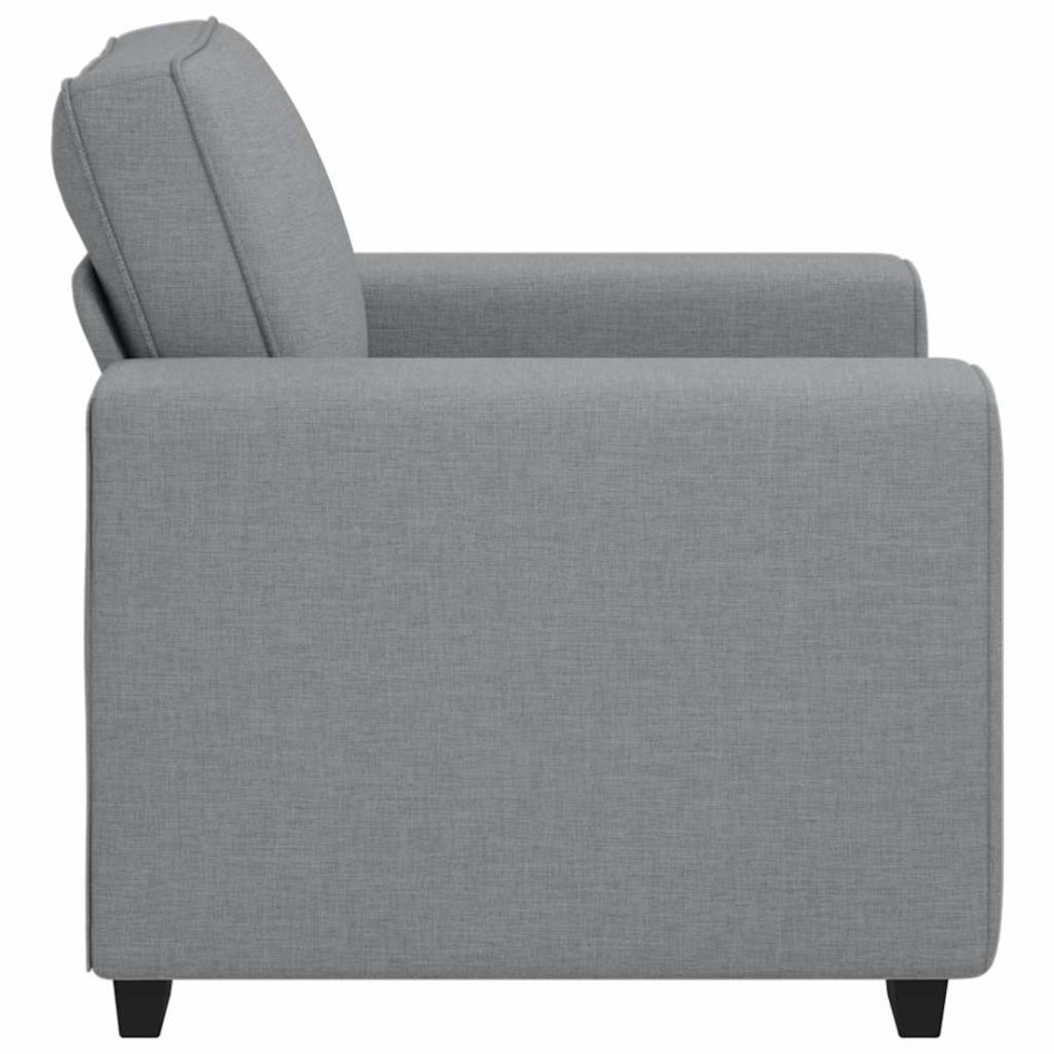 Sillón Sofá Tela Gris Claro 60