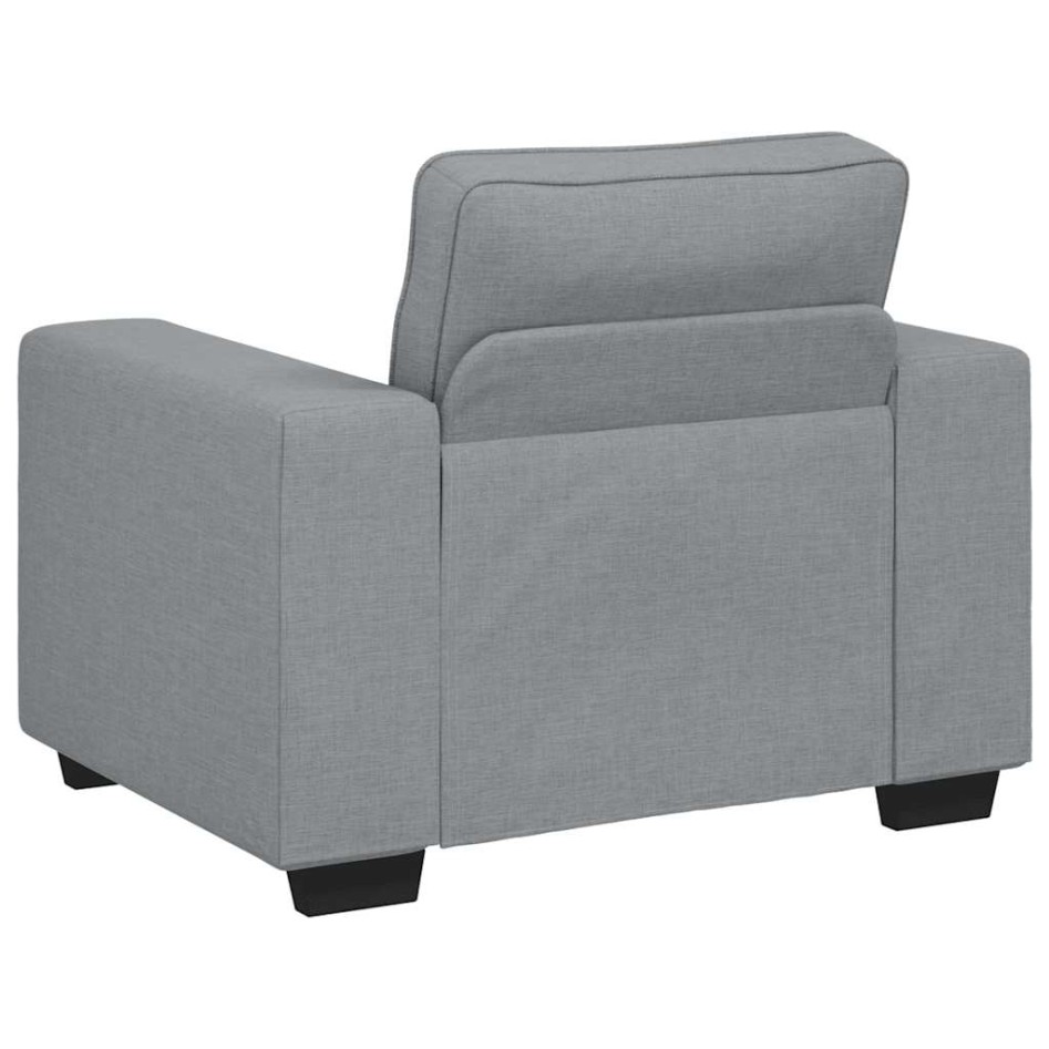 Sillón Sofá Tela Gris Claro 60