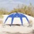 Tienda de fiesta impermeable azul