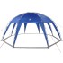 Tienda de fiesta impermeable azul