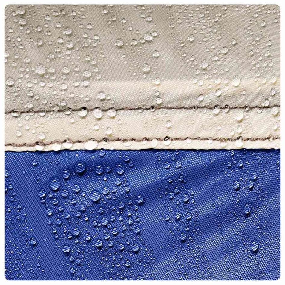 Tienda de fiesta impermeable azul