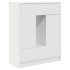 Aparador con cajones y puertas blanco 73x31x90