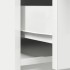 Aparador con cajones y puertas blanco 73x31x90