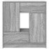 Aparador con cajones y puertas gris Sonoma 70,5x34x74,5