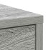 Aparador con cajones y puertas gris Sonoma 70,5x34x74,5
