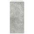 Aparador con cajones y puertas gris hormigón 70,5x34x74,5