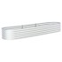 Arriate de acero galvanizado plateado 320x80x44