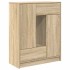 Aparador con cajones y puertas roble Sonoma 73x31x90