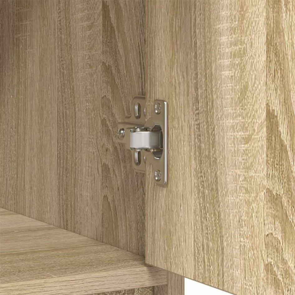 Aparador con cajones y puertas roble Sonoma 73x31x90