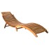 Tumbonas 2 unidades con cojines madera maciza de