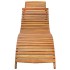 Tumbonas 2 unidades con cojines madera maciza de