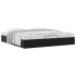 Estructura de cama otomana sin colchón negro 200x200