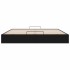 Estructura de cama otomana sin colchón negro 200x200