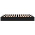 Estructura de cama otomana sin colchón negro 200x200