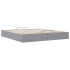 Estructura de cama otomana sin colchón gris claro 200x200