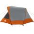 Tienda de campaña familiar 6 personas impermeable gris