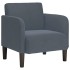 Sillón con reposabrazos Terciopelo Gris Oscuro 54